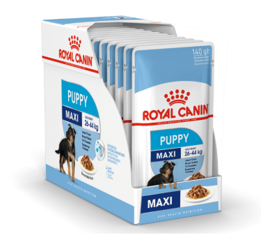 Royal Canin Maxi Pupp для щенков крупных пород от 2 до 15 мес.(пауч) соус 140гр